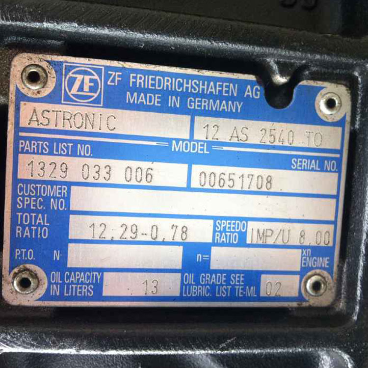 ZF12 скорость 12AS2540TO Коробка передач в сборе