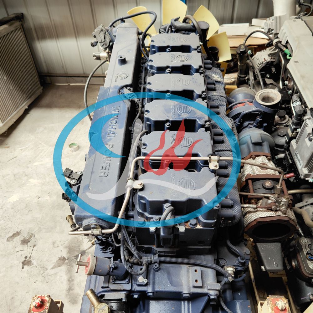 Двигатель Wechai WP12.460E63 Тракторы Самосвалы CR+ DOC + DPF + HI_SCR Двигатель в сборе