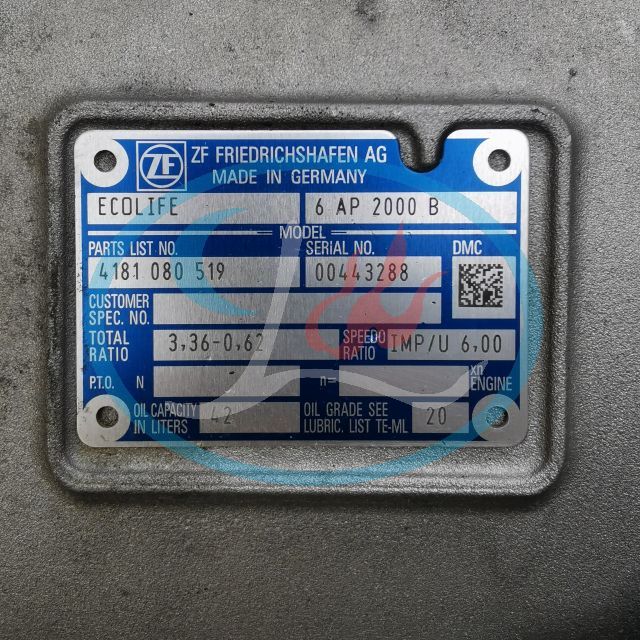 6AP2000B Автоматические коробки передач ZF для автобусов